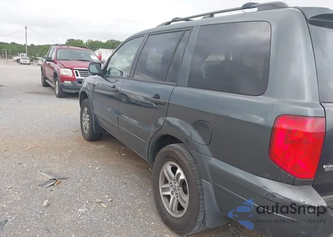 2005 Honda Pilot Ex-L from USA, damaged, VIN 5FNYF18615B014949